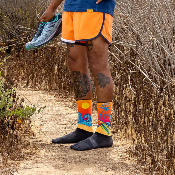 Injinji Trail Sock | Midweight | Crew Length | Surf