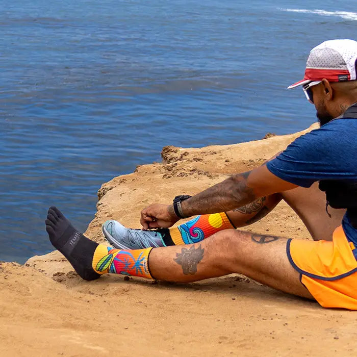 Injinji Trail Sock | Midweight | Crew Length | Surf