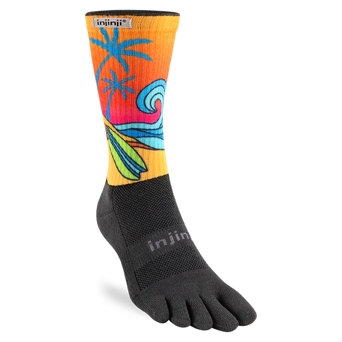 Injinji Trail Sock | Midweight | Crew Length | Surf