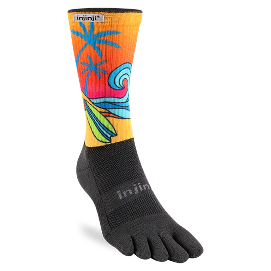 Injinji Trail Sock | Midweight | Crew Length | Surf