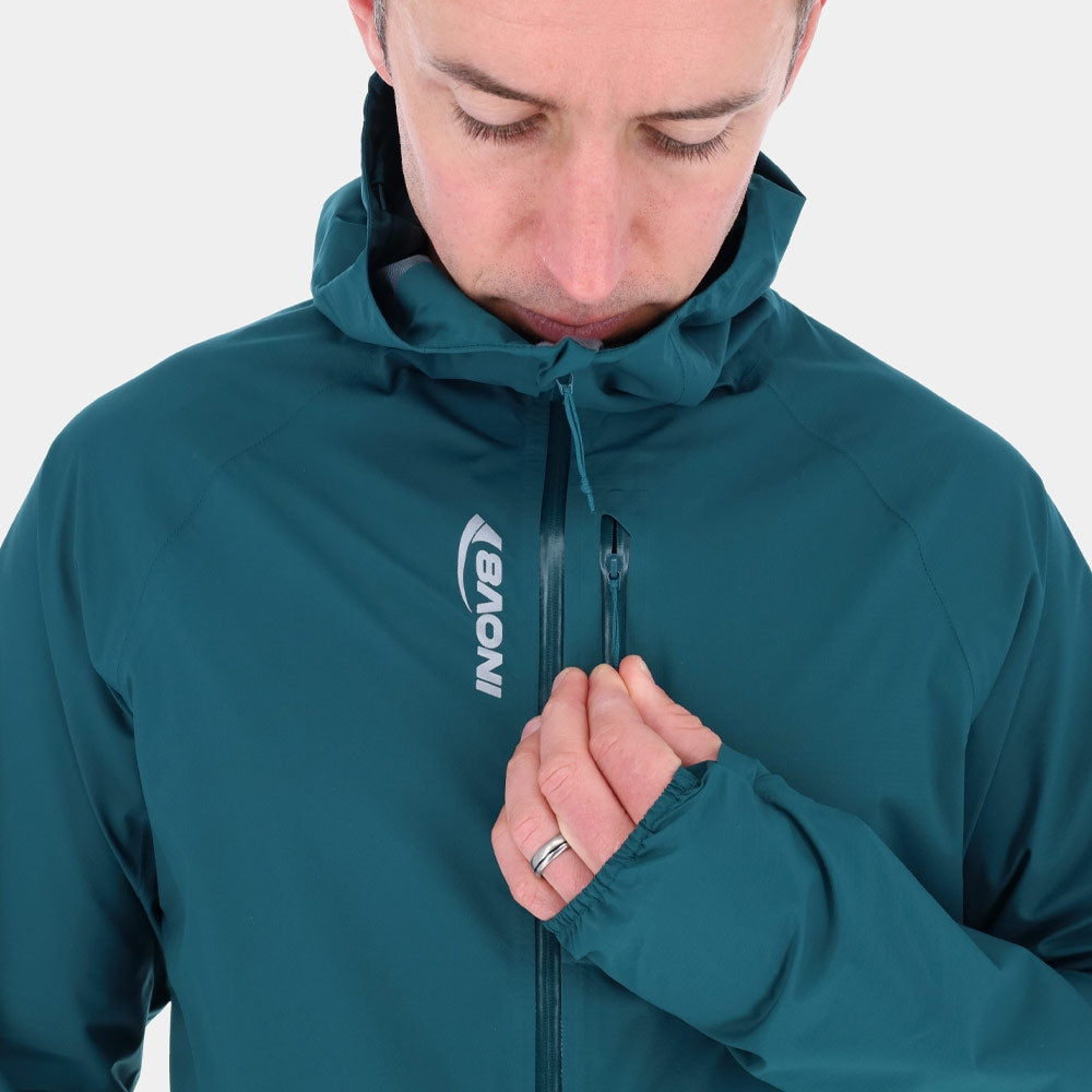 INOV8 Stormshell Waterproof Jacket | Dark Teal | Mens