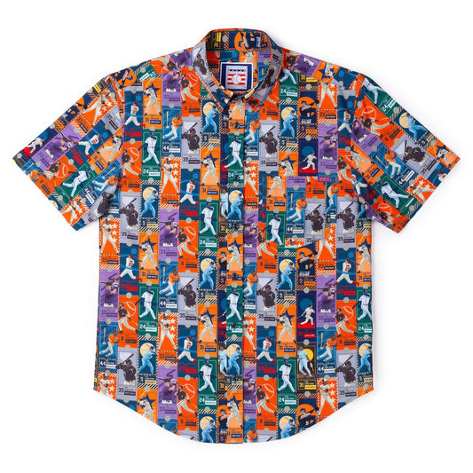 RSVLTS Men's Home Run Heroes KUNUFLEX Short Sleeve Shirt
