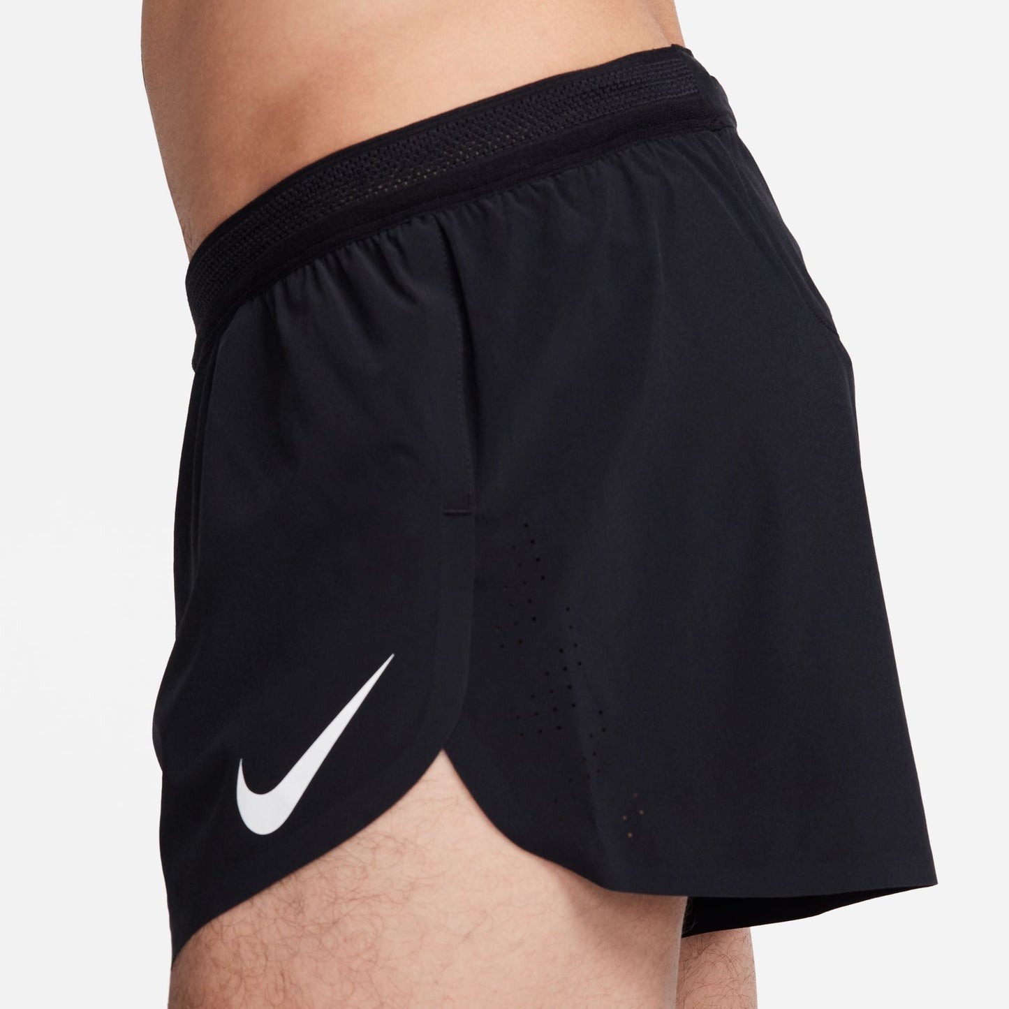 Nike AeroSwift 2" Shorts | Black / Summit White | Mens