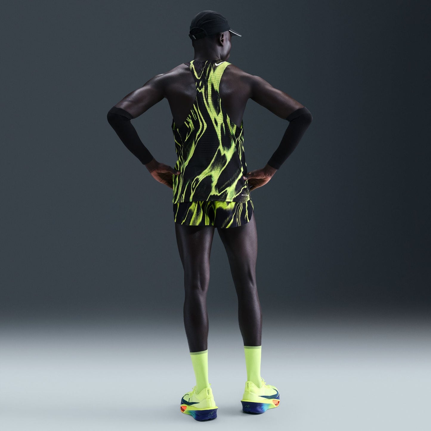 Nike AeroSwift Elite Entry Shorts | Volt / White | Mens