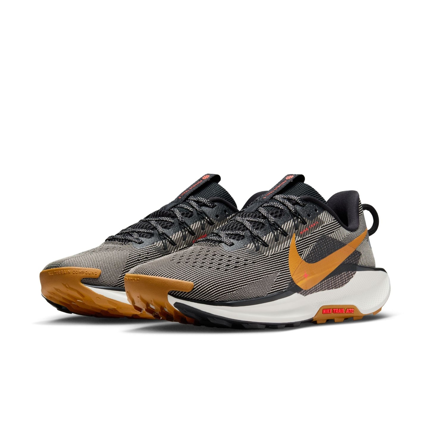 Nike Pegasus Trail 5 | Black / Desert Ochre / Fir / College Grey | Mens