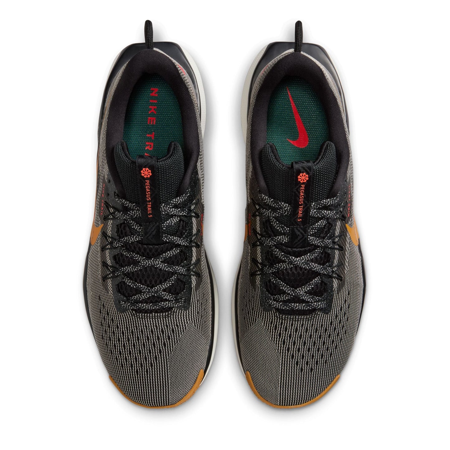 Nike Pegasus Trail 5 | Black / Desert Ochre / Fir / College Grey | Mens
