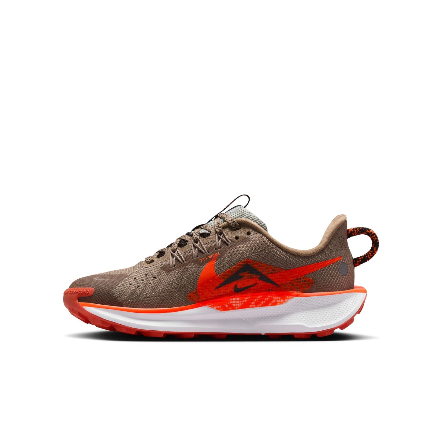 Nike Pegasus Trail 5 | Khaki / Velvet Brown / Hyper Crimson | Kids