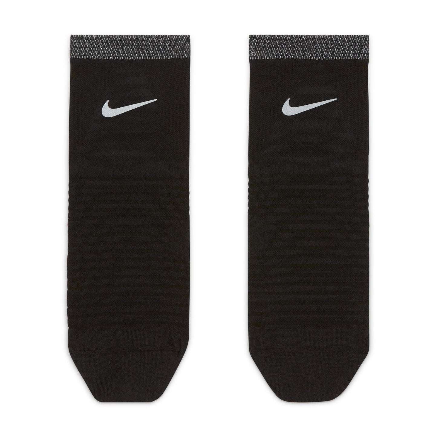 Nike Spark Lightweight Sock | Ankle Length | Black / Reflective Silver