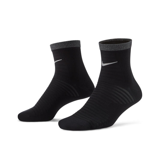 Nike Spark Lightweight Sock | Ankle Length | Black / Reflective Silver