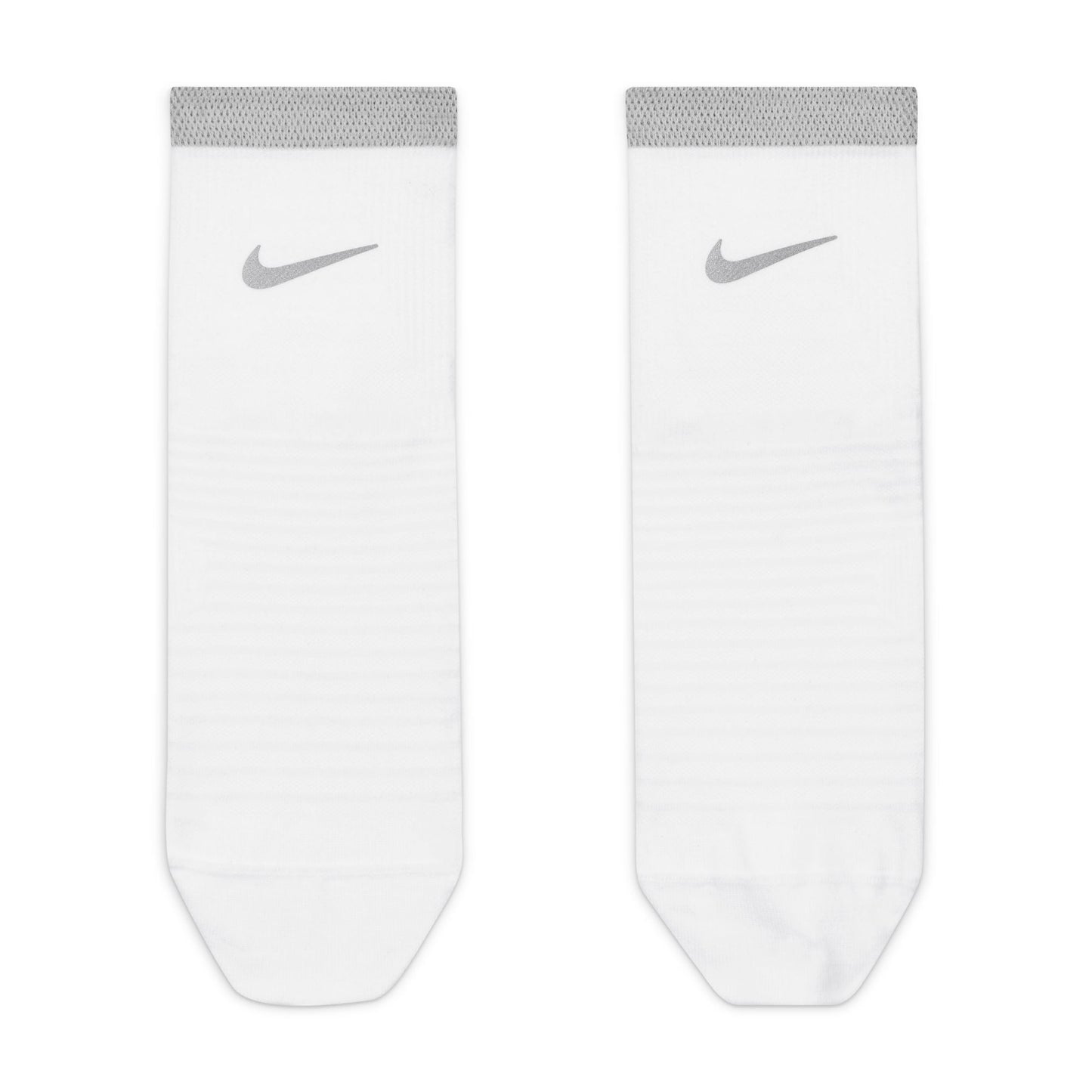 Nike Spark Lightweight Sock | Ankle Length | White / Reflective Silver
