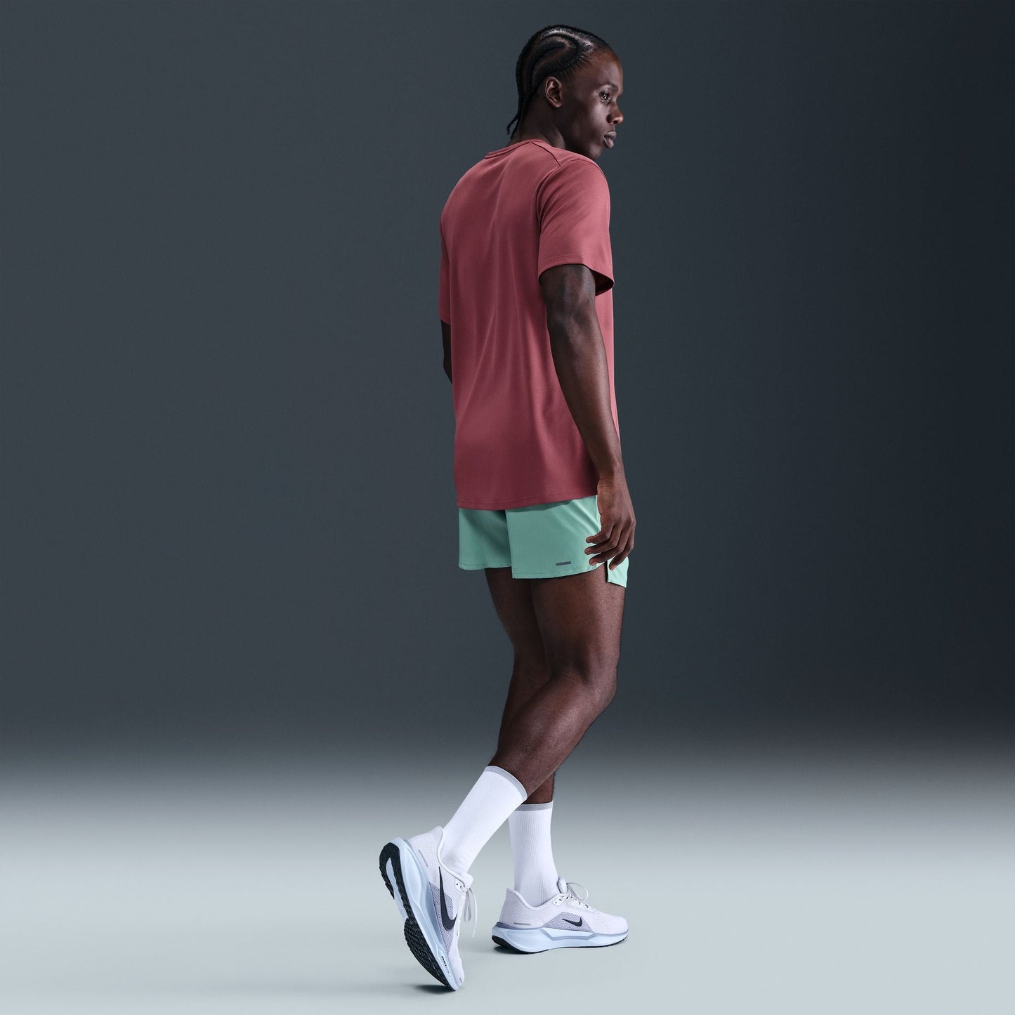 Nike Stride 5" Shorts | Cannon / Black | Mens