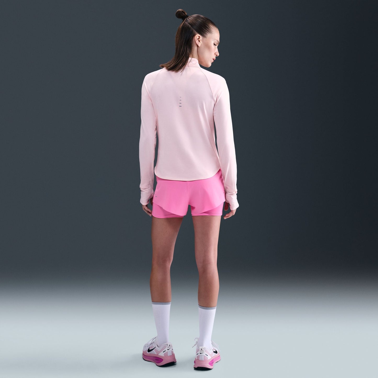 Nike Swift 2-in-1 Shorts | Playful Pink / Reflective Silver | Womens