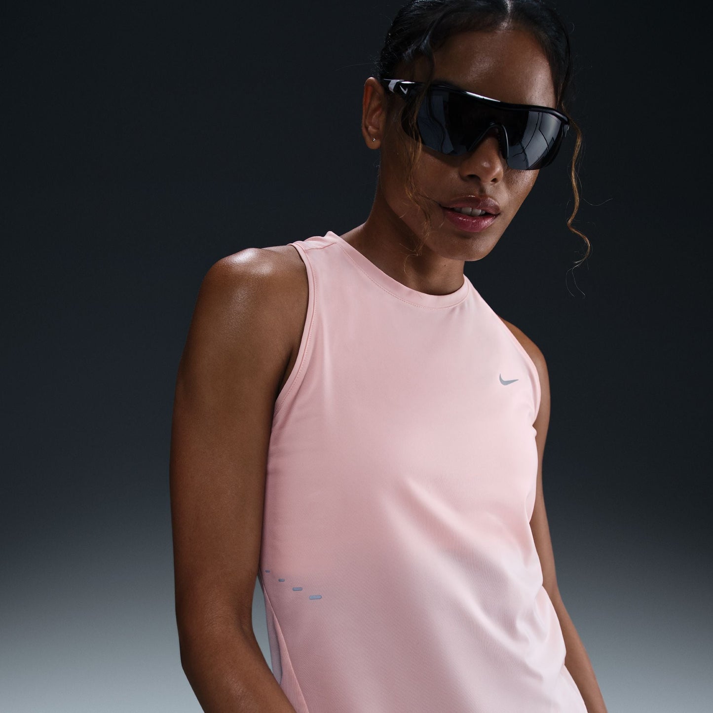 Nike Swift Singlet | Atmosphere / Reflective Silver | Womens