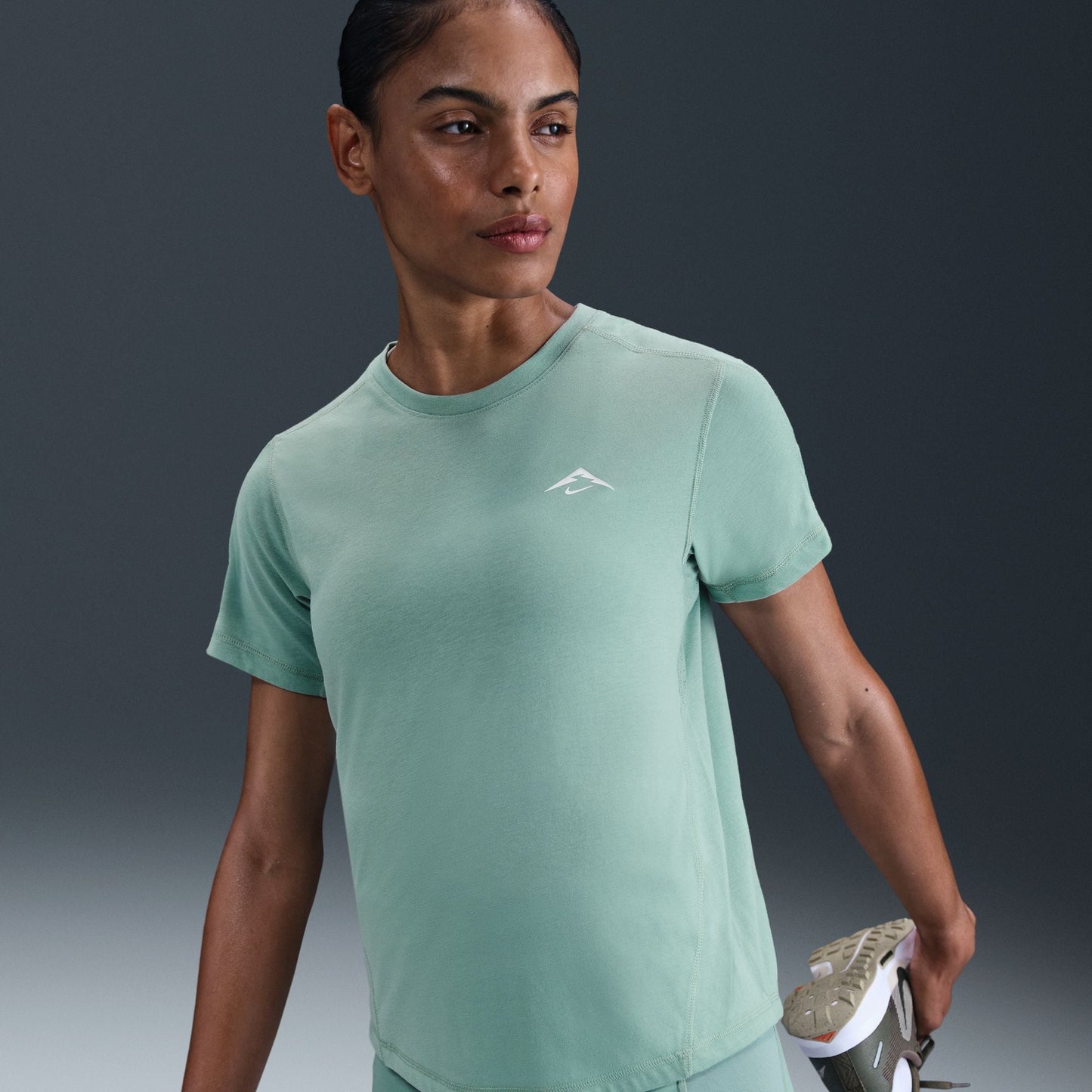 Nike Trail Dri-FIT Tee | Cannon / Summit White | Womens