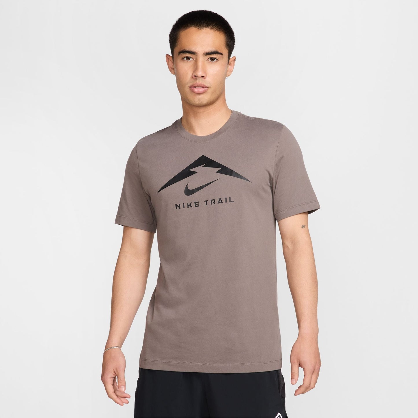Nike Trail Dri-FIT Tee | Cave Stone / Black | Mens