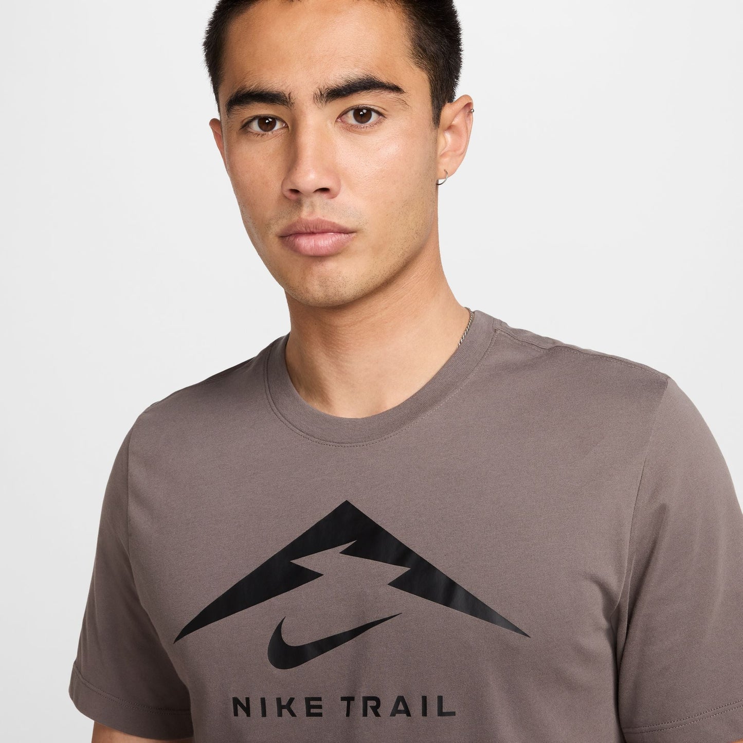 Nike Trail Dri-FIT Tee | Cave Stone / Black | Mens