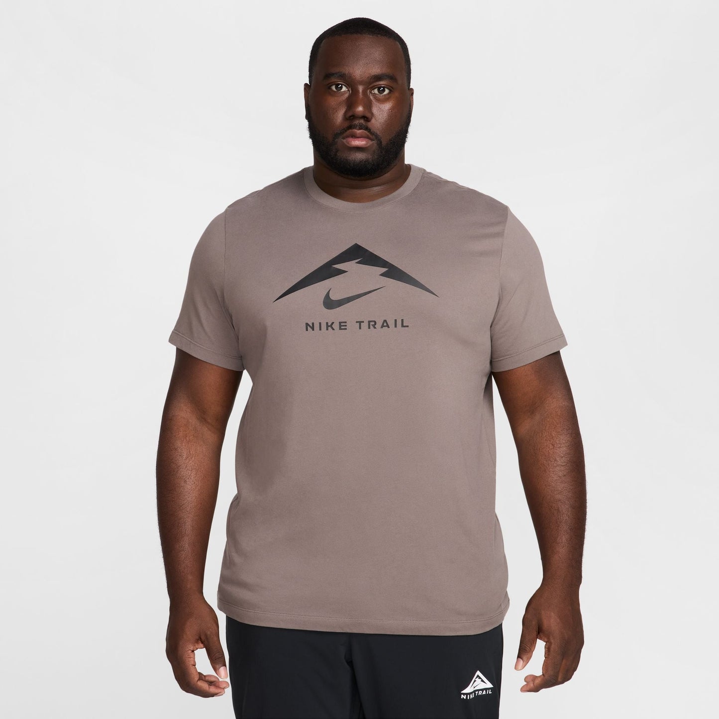 Nike Trail Dri-FIT Tee | Cave Stone / Black | Mens