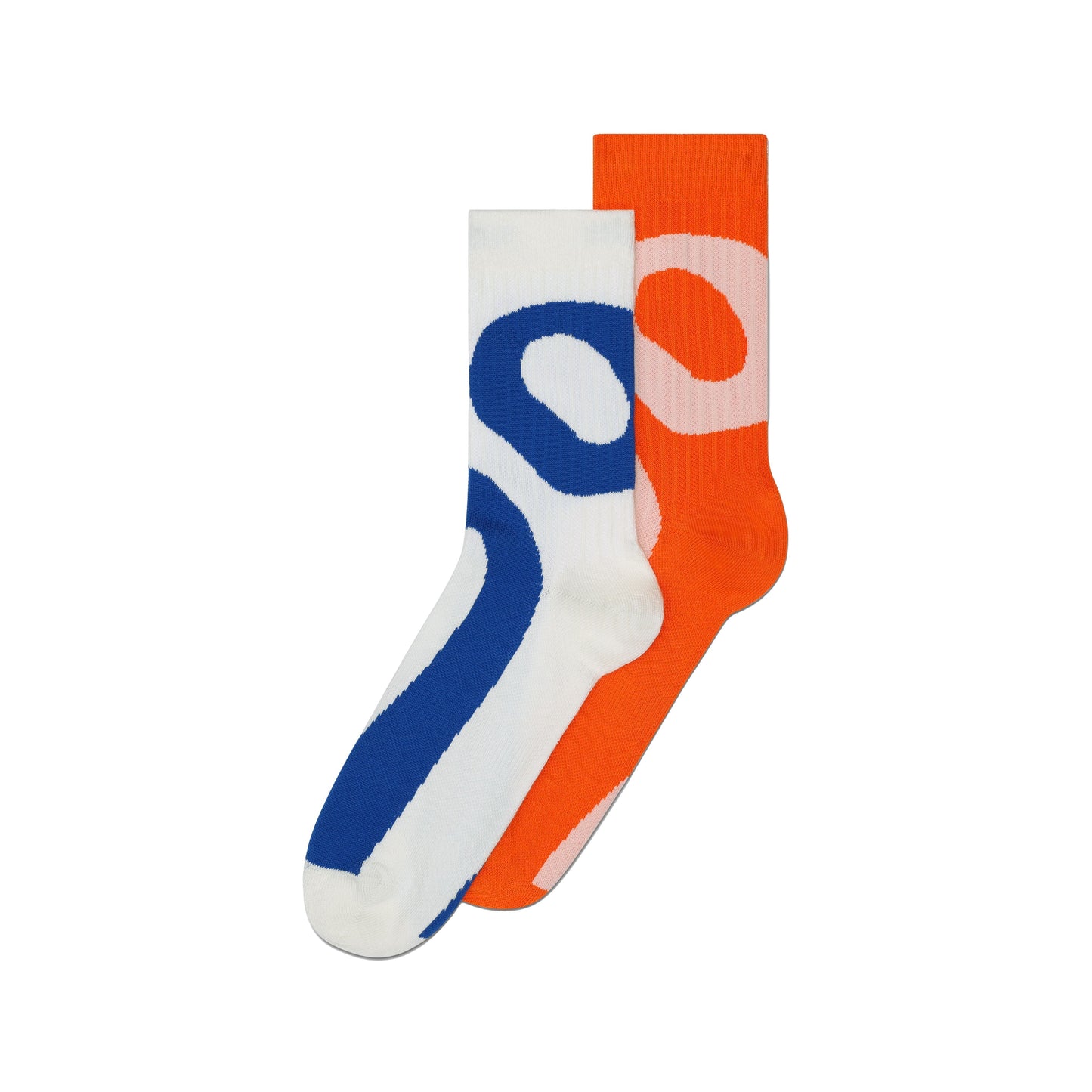 On Liquid Logo Sock High 2 pack | Ivory / Flame