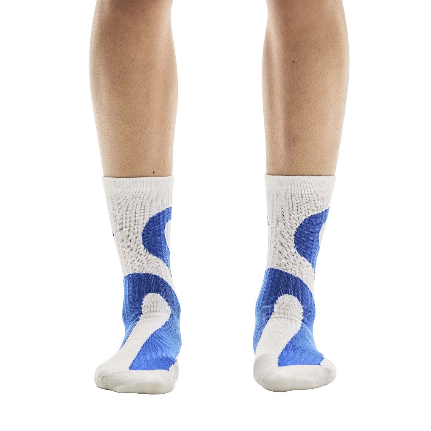 On Liquid Logo Sock High 2 pack | Ivory / Flame