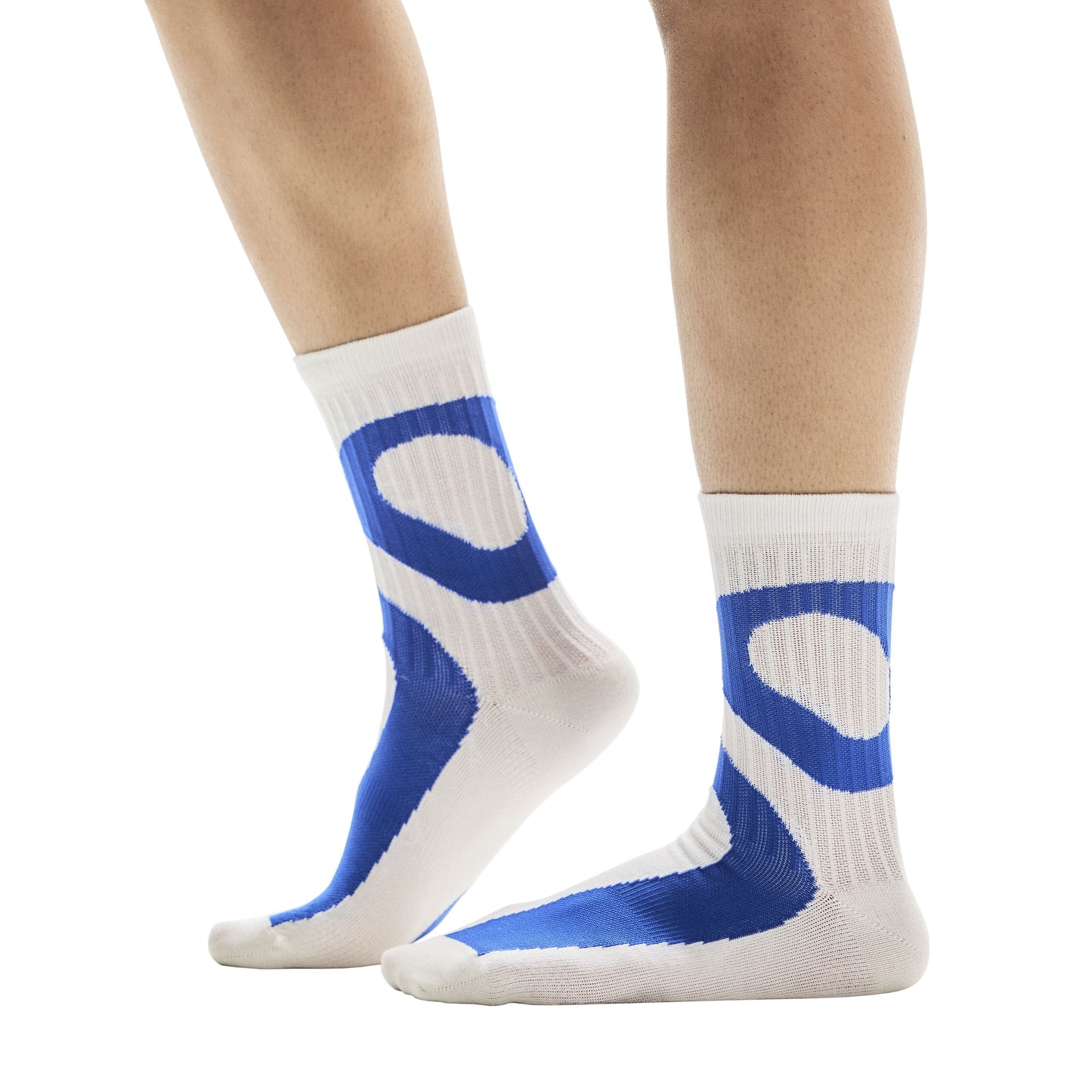 On Liquid Logo Sock High 2 pack | Ivory / Flame