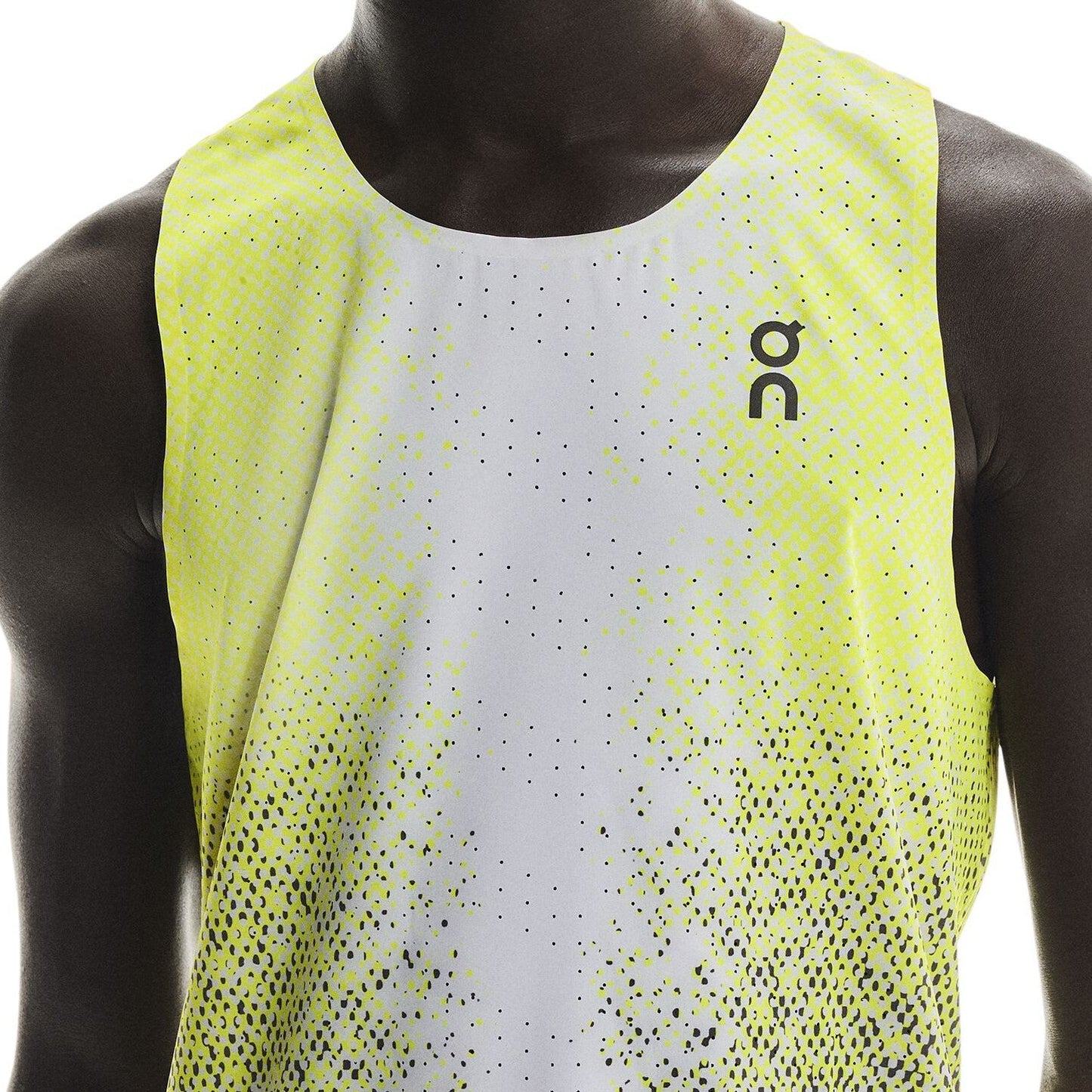 On Race Singlet | Lime | Mens