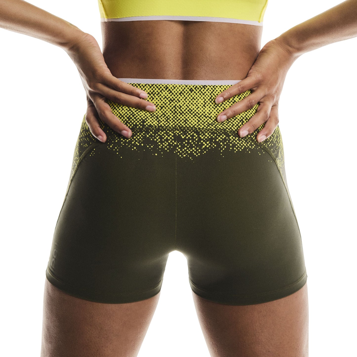 On Race Tights Short | Lime | Womens