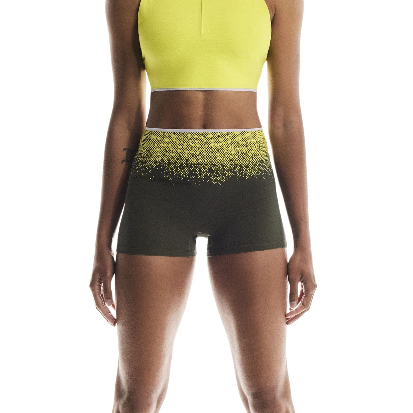 On Race Tights Short | Lime | Womens