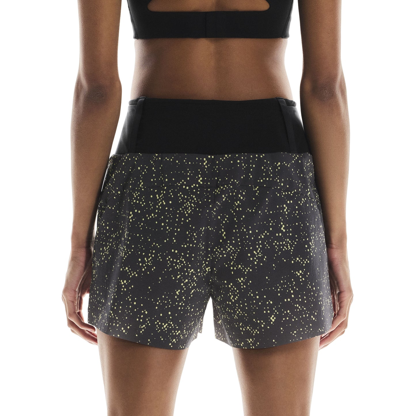 On Ultra Shorts | Iron / Lime | Womens