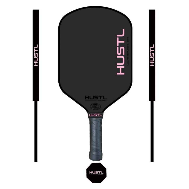HUSTL Legend Gen 2 16mm Raw Carbon Pickleball Paddle