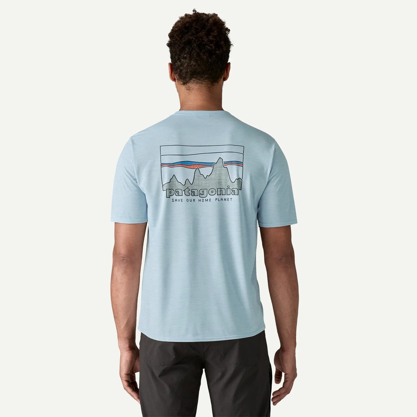 Patagonia Capilene Cool Daily Graphic Shirt | '73 Skyline: Fleck Blue | Mens