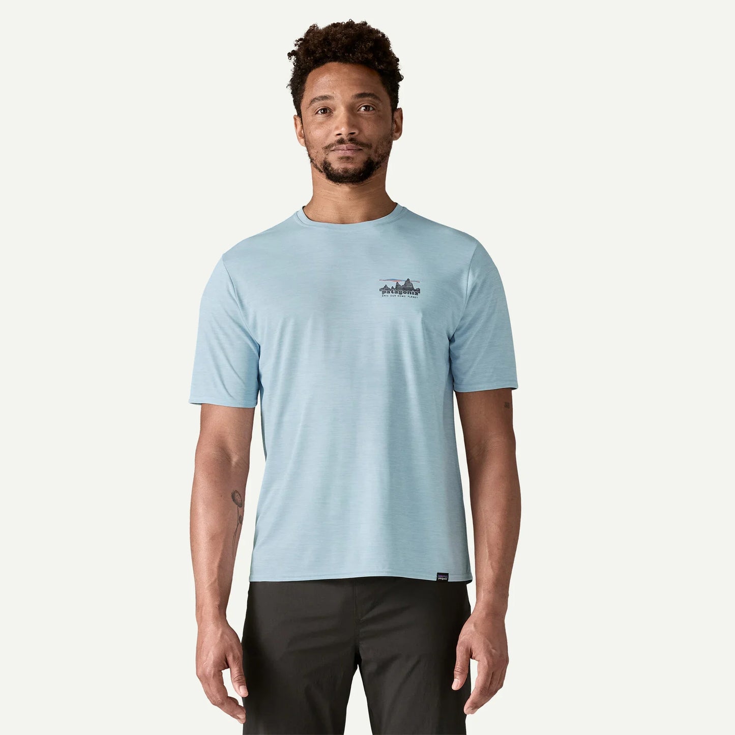 Patagonia Capilene Cool Daily Graphic Shirt | '73 Skyline: Fleck Blue | Mens