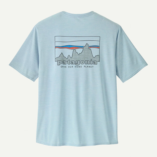 Patagonia Capilene Cool Daily Graphic Shirt | '73 Skyline: Fleck Blue | Mens