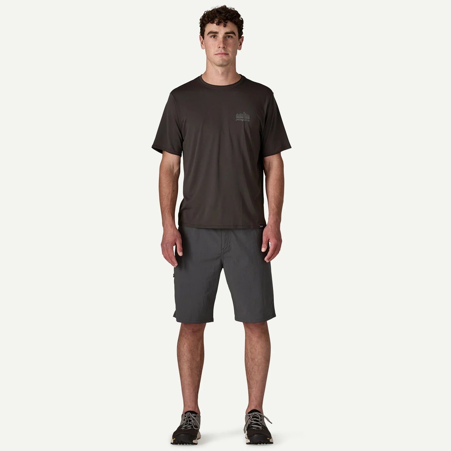 Patagonia Capilene Cool Daily Graphic Shirt | Strataspire: Black | Mens