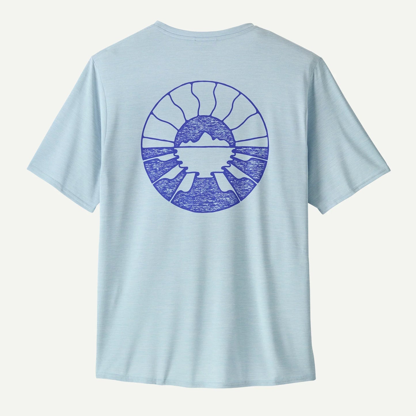 Patagonia Capilene Cool Daily Graphic Shirt - Waters | Forgotten Island: Fleck Blue | Mens
