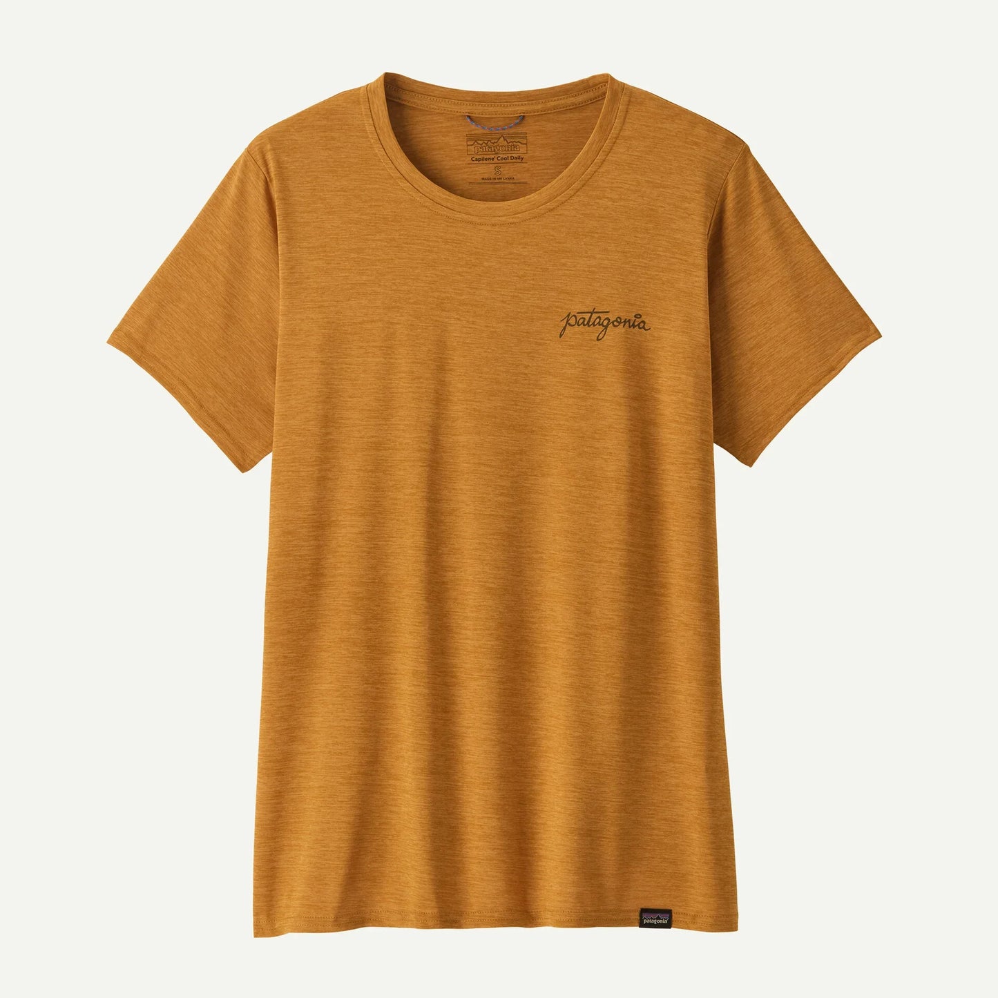 Patagonia Capilene Cool Daily Graphic Shirt - Waters | Waves Rolling: Talon Gold X-Dye | Womens