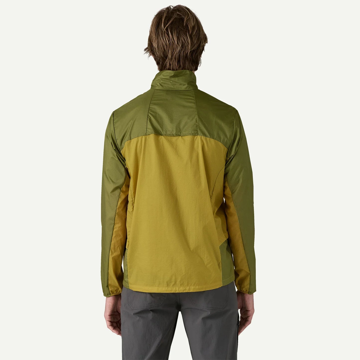 Patagonia Houdini Stash 1/2 Zip Pullover | Bundle Green / Graze Green | Mens