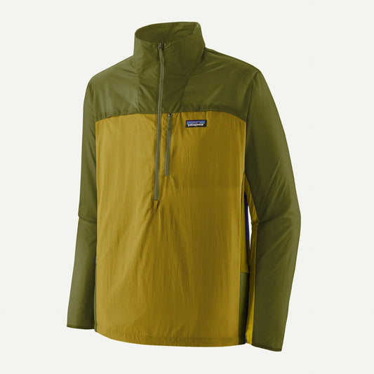 Patagonia Houdini Stash 1/2 Zip Pullover | Bundle Green / Graze Green | Mens
