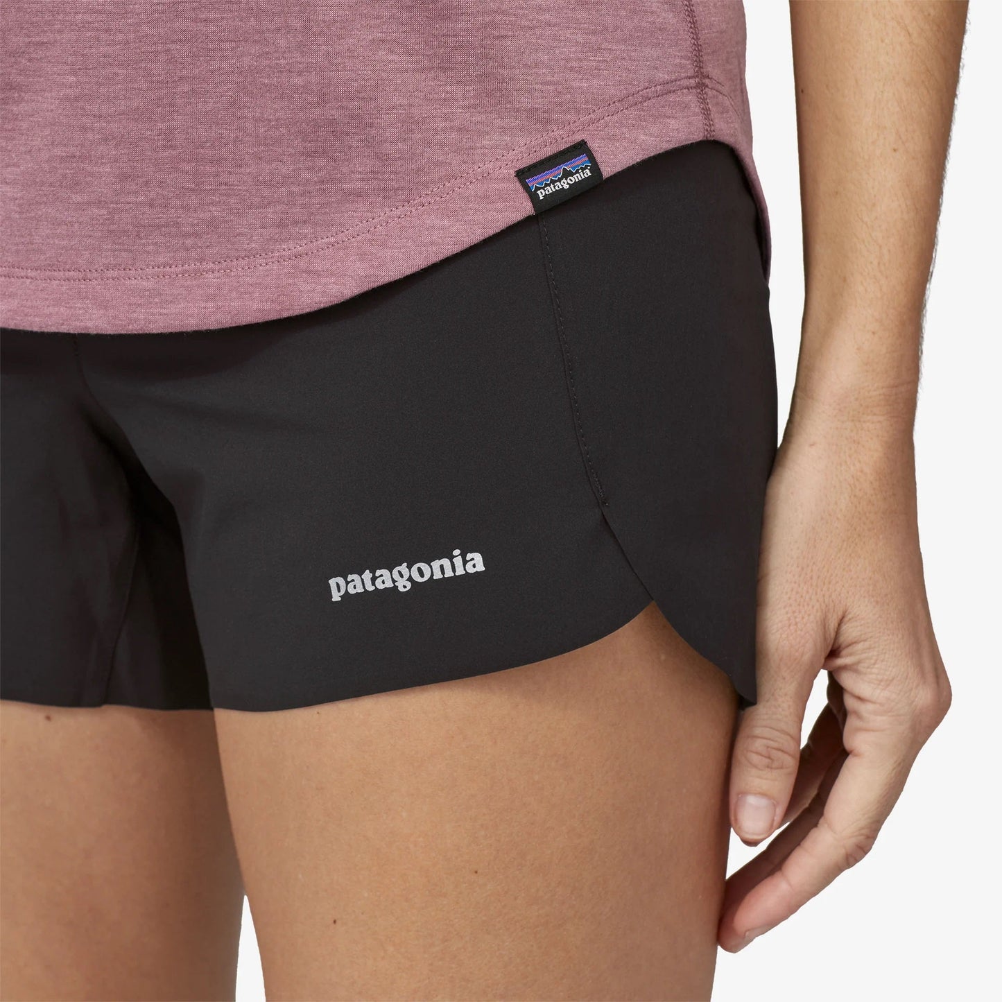 Patagonia Strider Pro 3 1/2 Inch Shorts | Black | Womens