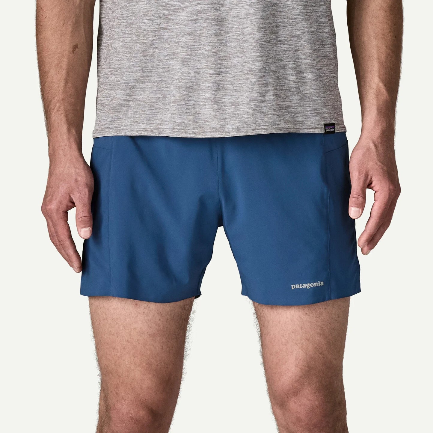 Patagonia Strider Pro 5 Inch Shorts | Clement Blue | Mens
