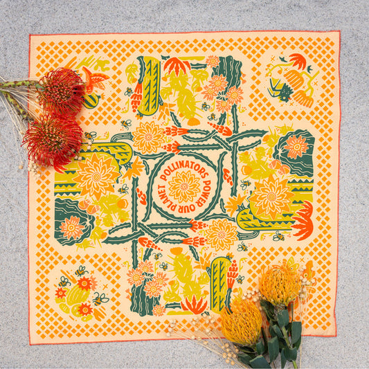 "Prickly Pollinators" Bandana