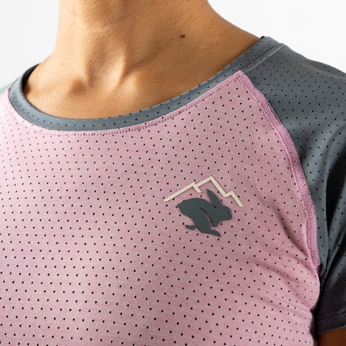 rabbit EZ Tee Perf Trail | Pink Nectar | Womens
