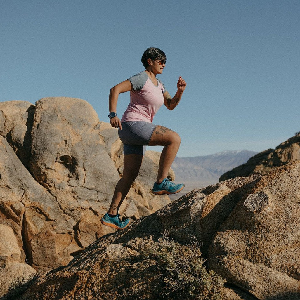 rabbit EZ Tee Perf Trail | Pink Nectar | Womens