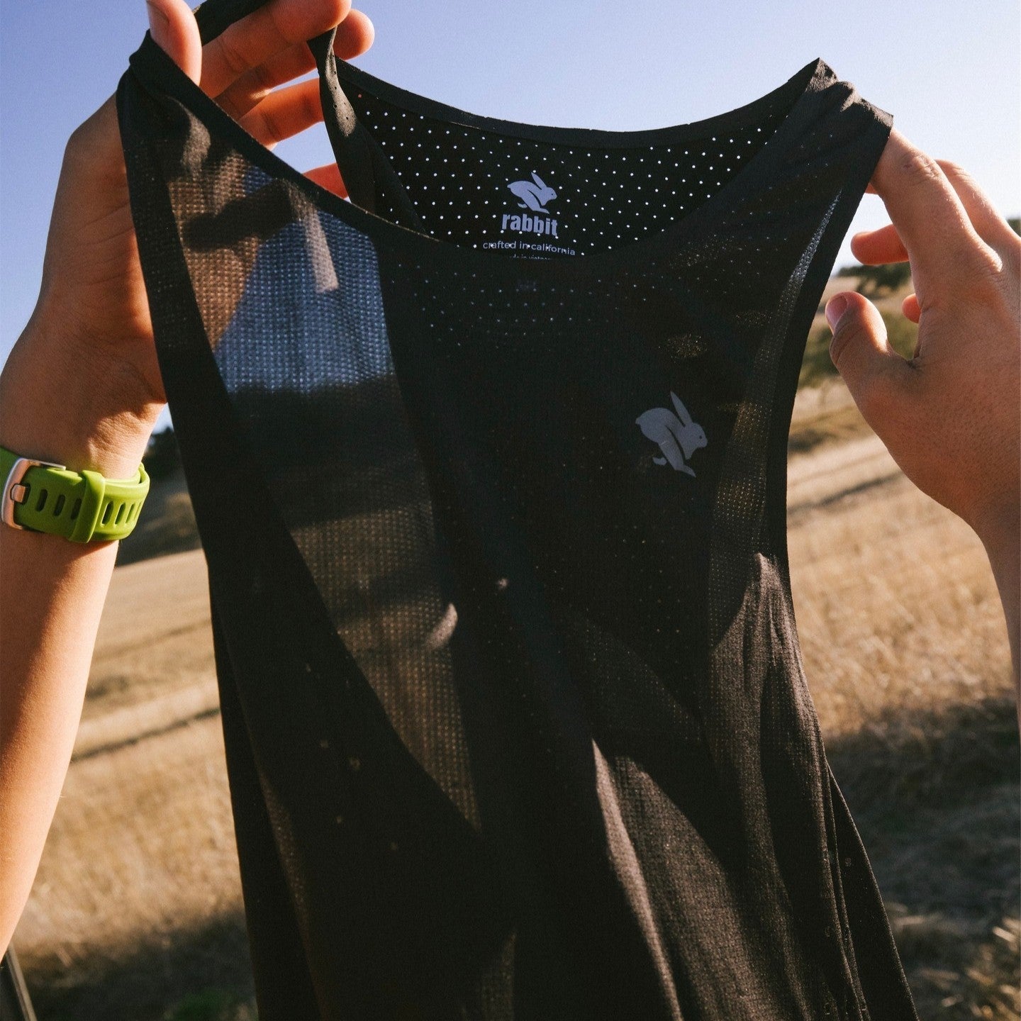 rabbit Go Time Tank | Black | Mens