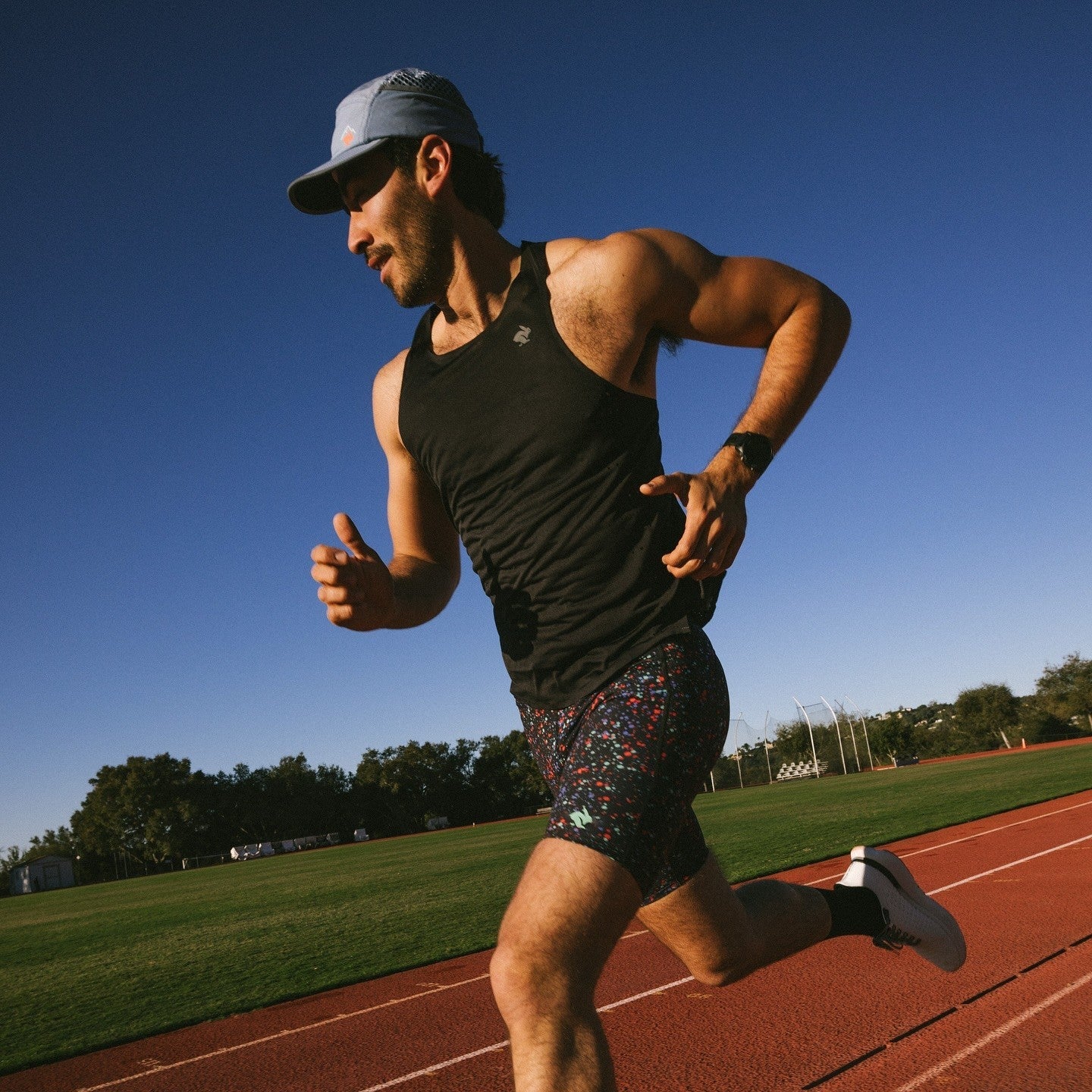 rabbit Go Time Tank | Black | Mens