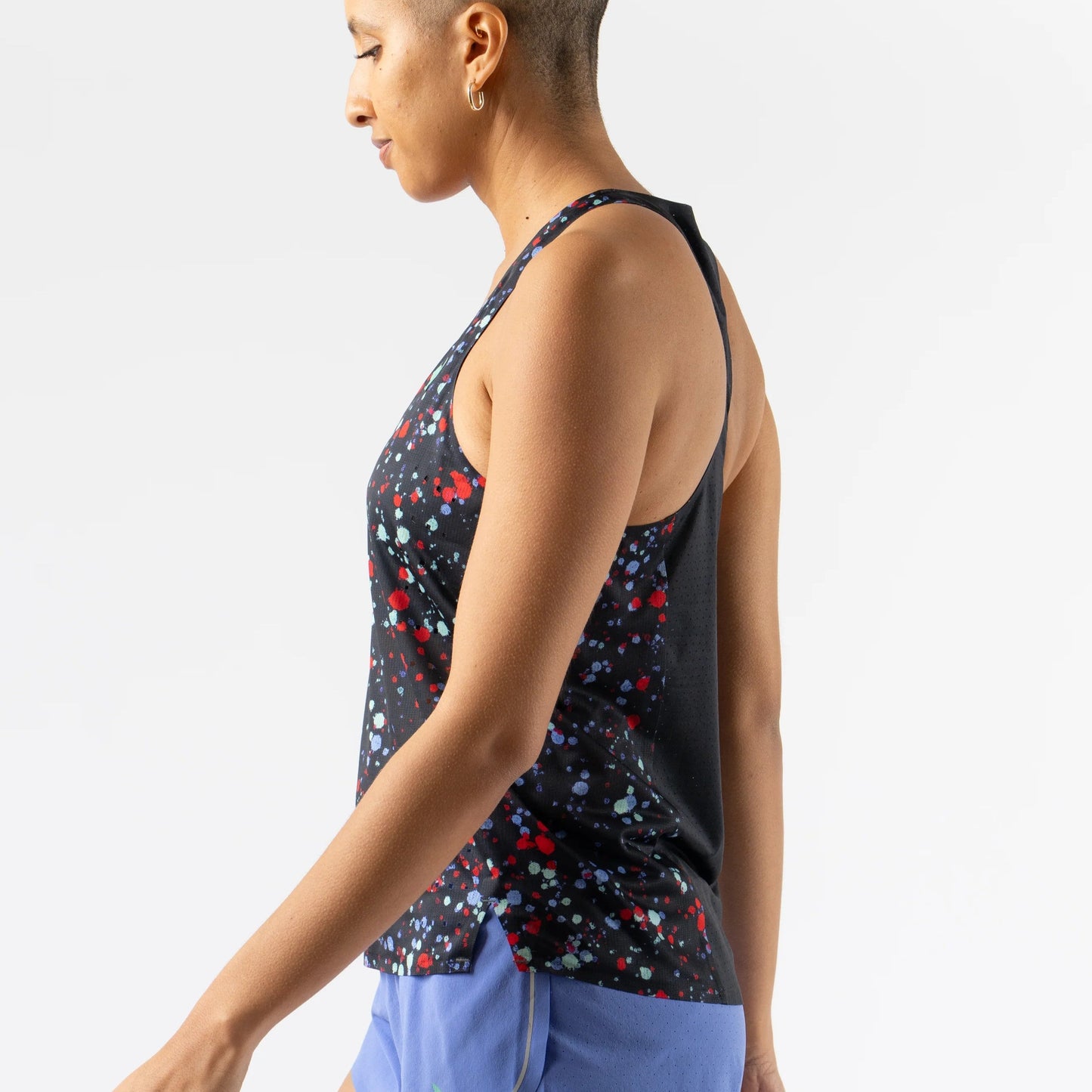 rabbit Go Time Tank | Stretch Limo Splatter | Womens