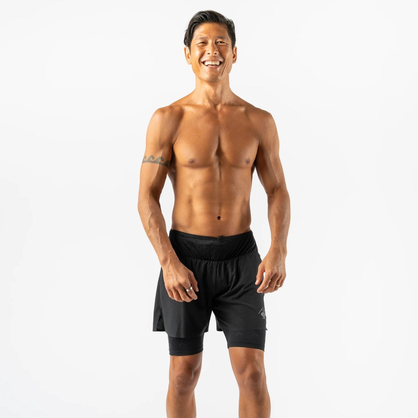 rabbit Shredders 2-in-1 5" Short | Black | Mens