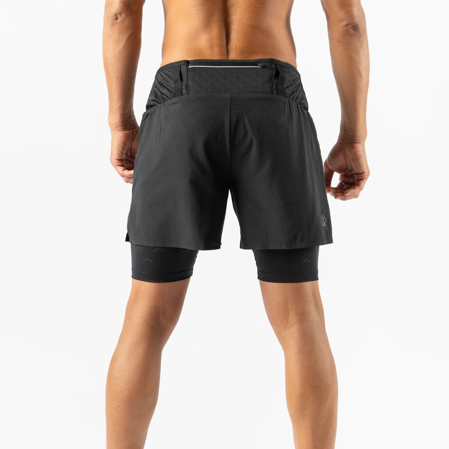 rabbit Shredders 2-in-1 5" Short | Black | Mens