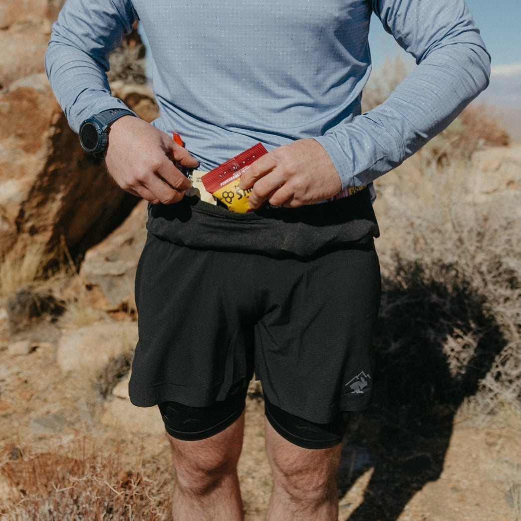 rabbit Shredders 2-in-1 5" Short | Black | Mens