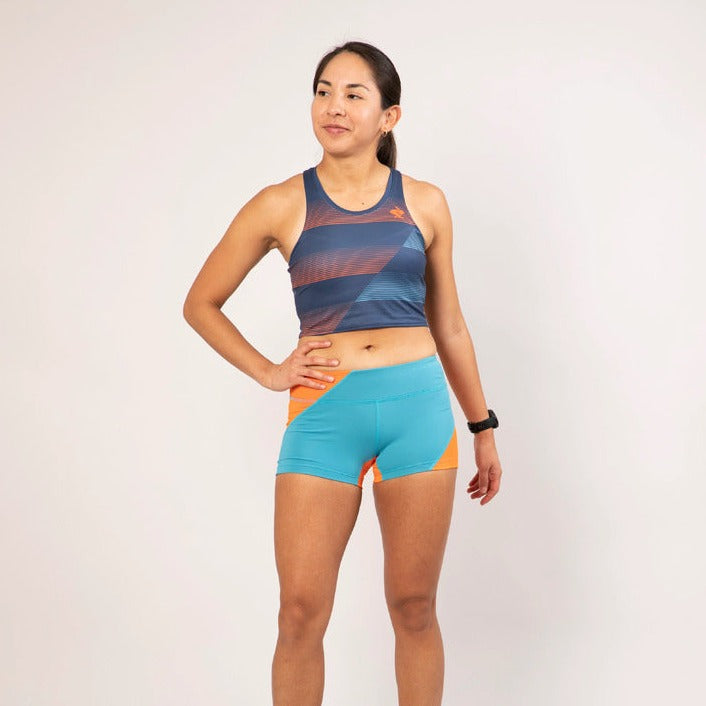 rabbit First Place Short Tights | Blue Moon | Womens