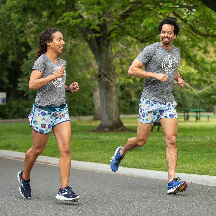 rabbit Surf 'n Turf 2.5" Short | Majolica Blue Donuts | Womens